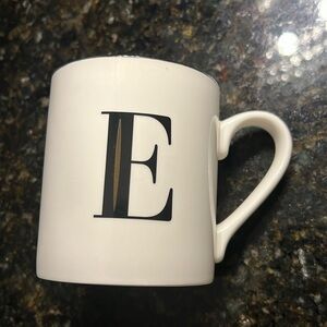 Like New Monogram “E” Threshold Mug